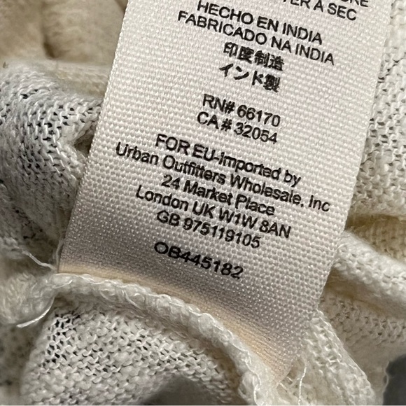 Free People Snow Kisses Cream Embroidered Top - Picture 12 of 12